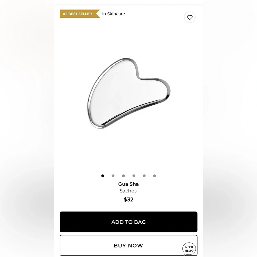 Sacheu Stainless Steel Gua Sha - Picture 1 of 10